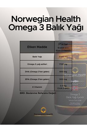 روغن ماهی Norwegian Health - کد 49989366