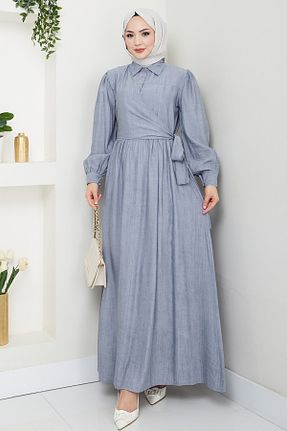 لباس حجاب طوسی زنانه رگولار InStyle - کد 931236596