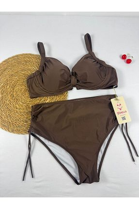 ست بیکینی سایز بزرگ قهوه ای Etnik FUNELLA - کد 933273901