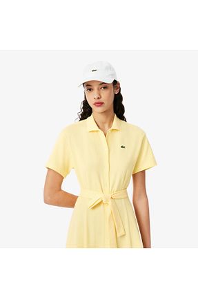 لباس زرد زنانه بافتنی Lacoste - کد 932717810