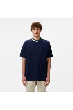 تیشرت سرمه ای مردانه رگولار Lacoste - کد 932717791