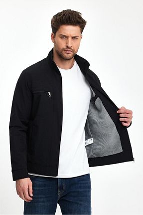 کاپشن مشکی مردانه رگولار COMBİNMEN - کد 932725153
