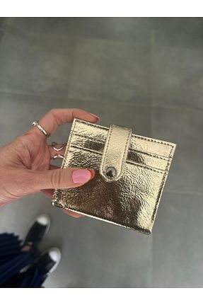 کیف پول طلائی زنانه ابعاد کوچک Melos Butik - کد 932272516