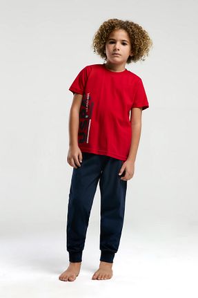 ست بالاتنه و پائین تنه قرمز مردانه بافت U.S. Polo Assn. - کد 933278623