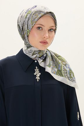 روسری سبز پلی استر Setrms - کد 932757328