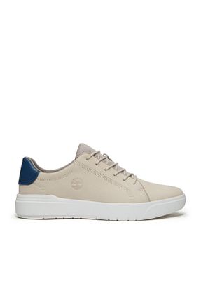 کفش اسنیکر بژ مردانه چرم اصل Timberland - کد 929298587