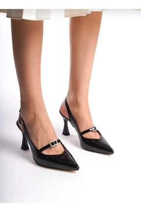 کفش استایلیتو مشکی پاشنه نازک Chic Via - کد 933318864