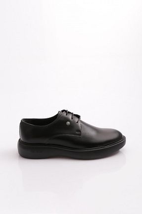 کفش کلاسیک مشکی مردانه چرم خالص Dgn - کد 932759170