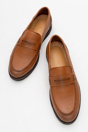 کفش لوفر مشکی مردانه چرم خالص maximoda - کد 932782072