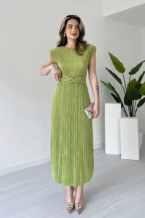 لباس سبز زنانه بافتنی MODAMİNEM - کد 932781828