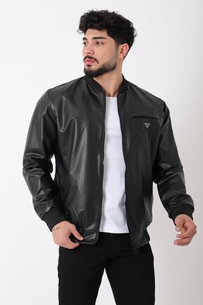 کاپشن مشکی مردانه اسلیم فیت Stilkombin - کد 932790685