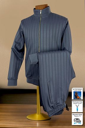 ست گرمکن مشکی مردانه پنبه پلی استر BESSA - کد 900251209