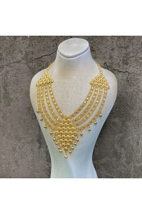 ست طلا زرد زنانه 8 عیار DİLEK KUYUMCULUK - کد 932799631