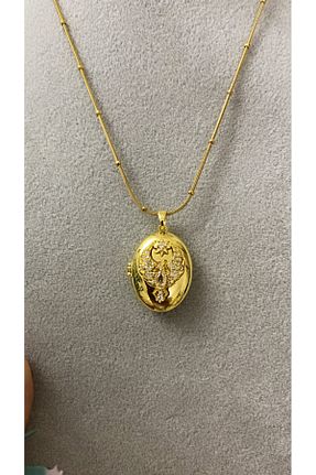 گردنبند استیل ( فولاد ) زرد زنانه استیل (فولاد) Miri Aksesuar - کد 928626561