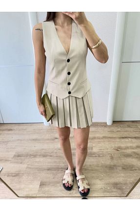 لباس بژ زنانه بافتنی SA Alişveriş Dünyam - کد 934195206