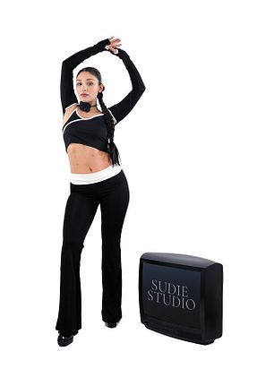 ست بالاتنه و پائین تنه رنگی زنانه فاق بلند MODA - کد 932823336