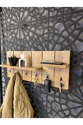 چوب لباسی قهوه ای MDF akçehome - کد 932824948