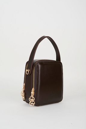 کیف دوشی قهوه ای زنانه چرم مصنوعی Vivaq - کد 898408102