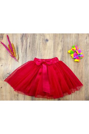 دامن قرمز بچه گانه ساتن BBA TULLE STORE - کد 886296288