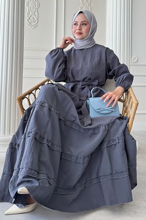 لباس حجاب طوسی زنانه رگولار InStyle - کد 931133777