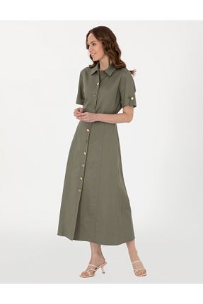 لباس خاکی زنانه بافتنی Pierre Cardin - کد 931129911