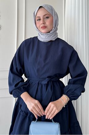 لباس حجاب سرمه ای زنانه رگولار InStyle - کد 931133898