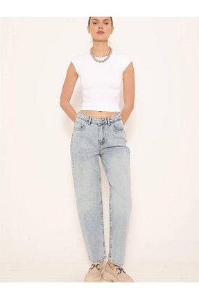 شلوار جین آبی زنانه پاچه ساده Coral - کد 922706190
