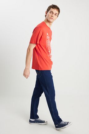 شلوار جین آبی مردانه پاچه تنگ Wrangler - کد 931217889