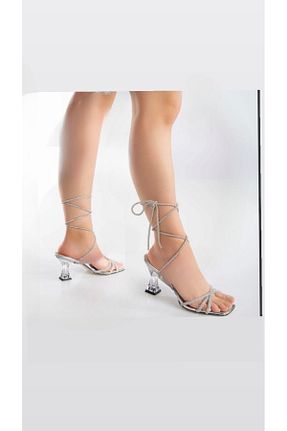 کفش مجلسی طوسی زنانه پاشنه نازک Felisya Butik - کد 931181440