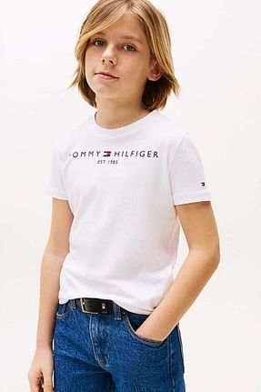 تیشرت سفید بچه گانه رگولار Tommy Hilfiger - کد 900621144