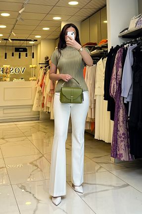 بلوز سبز زنانه ساده Vosse - کد 931184187