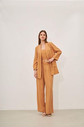 کت قهوه ای زنانه مخلوط ویسکون SELECTION PATRICE - کد 932618880