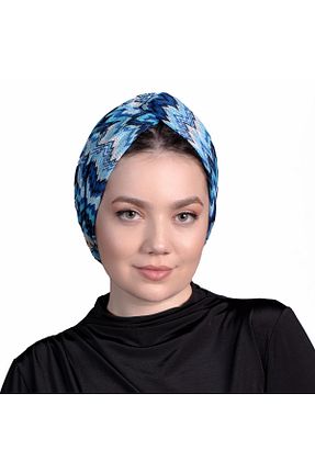 روسری آبی هندسی Bitter Colors - کد 931248917
