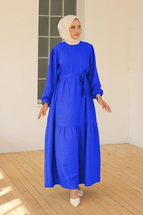 لباس حجاب آبی زنانه A-line TOFİSA - کد 892639992