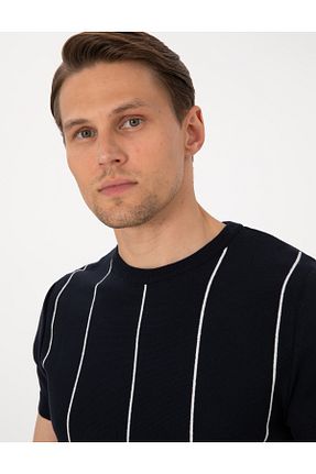 تیشرت سرمه ای مردانه اسلیم فیت Pierre Cardin - کد 922807975
