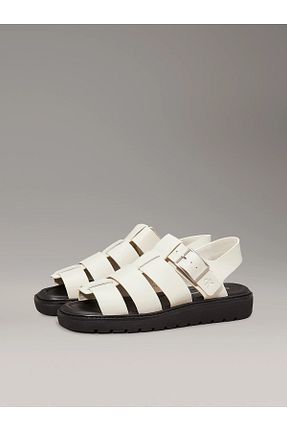 صندل رنگی زنانه پاشنه تخت Calvin Klein - کد 931217855