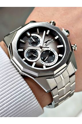 ساعت مچی طوسی مردانه 41-45 میلی متر Slazenger - کد 848749740