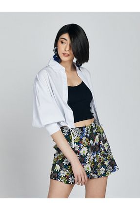 دامن مشکی زنانه ویسکون Loft - کد 168871263