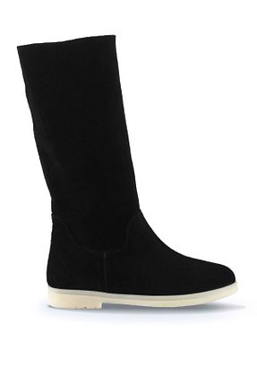 چکمه مشکی زنانه چرم خالص Bueno Shoes - کد 166799912