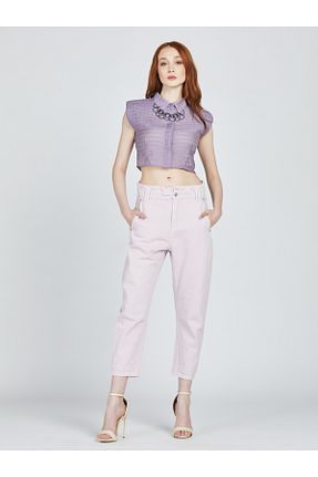 شلوار جین بنفش زنانه رگولار Loft - کد 120349383