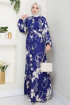 لباس حجاب سرمه ای زنانه رگولار InStyle - کد 931233751