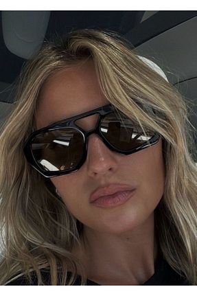 عینک آفتابی مشکی زنانه 56 Goldmine - کد 931244515