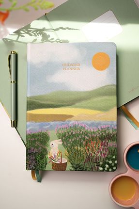 سر رسید سبز ساده Matt Notebook - کد 931230386