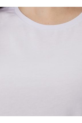 تیشرت سفید زنانه رگولار Loft - کد 248229924