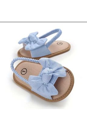 صندل آبی بچه گانه پاشنه تخت damla kids wear - کد 931243300