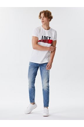 شلوار آبی مردانه پارچه Loft - کد 348396665
