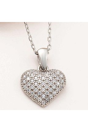 گردنبند نقره طوسی زنانه 925 عیار Gumush - کد 931267593