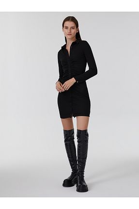 لباس مشکی زنانه بافت Loft - کد 364882073