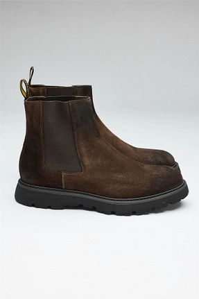 بوت / نیم بوت مشکی مردانه پاشنه پر Doucals - کد 931248555