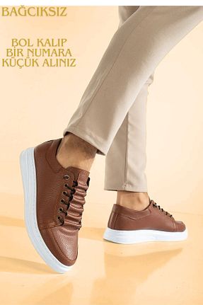 کفش کلاسیک قهوه ای مردانه پاشنه کوتاه (1 - 4 سانتی متر) G GÜR MODA - کد 755591463